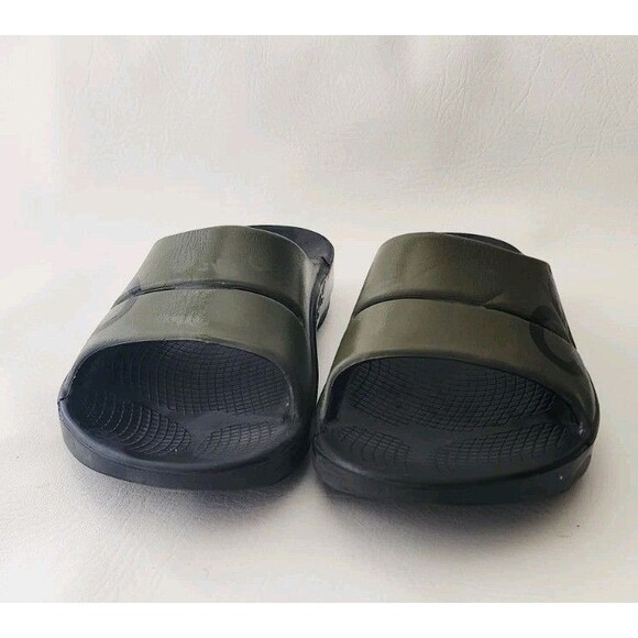 Oofos Ooahh Shoes Men’s 9 Green Slides Comfort Recovery Sandals main image 7